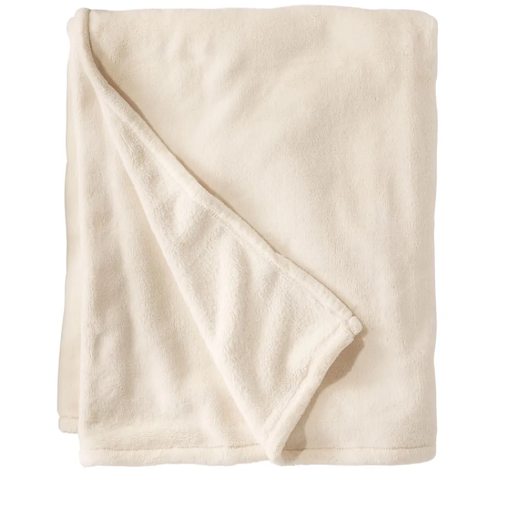 Wicked Plush Throw, Antique White, Extra Large (0SAG301000)<L.L.Bean