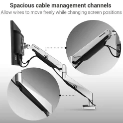 Hot Loctek Adjustable Monitor Mount, Up to 27
