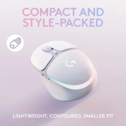 Sale Logitech Aurora G705 Wireless Optical Gaming Mouse, White Mist (910-006365)