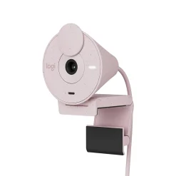 Outlet Logitech Brio 300 Full HD 1080p Webcam, 2 Megapixels, Rose (960-001447)