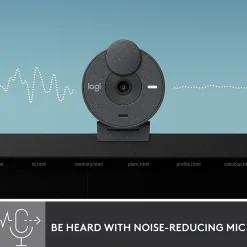 Best Logitech Brio 300 HD 1080p Webcam, 2 Megapixels, Graphite (960-001497)