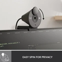 Best Logitech Brio 300 HD 1080p Webcam, 2 Megapixels, Graphite (960-001497)