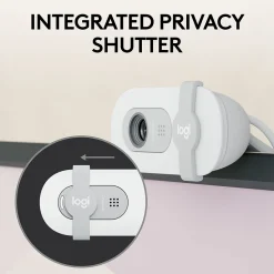 Sale Logitech Brio 100 HD 1080p Webcam, 2 Megapixels, (960-001616) Off-White