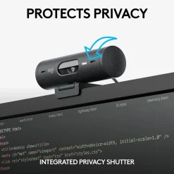 Best Logitech Brio 505 HD 1080p Webcam, 4 Megapixels, Graphite (960-001522)