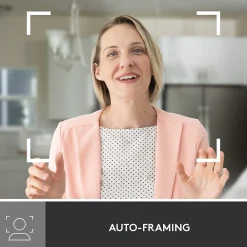 Hot Logitech Brio 500 HD Webcam, 4 Megapixels, (960-001427) Off-White