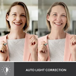 New Logitech Brio 500 HD Webcam, 4 Megapixels, Rose (960-001432)