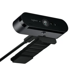 Discount Logitech Brio Pro Ultra HD Webcam, Black (960-001105)