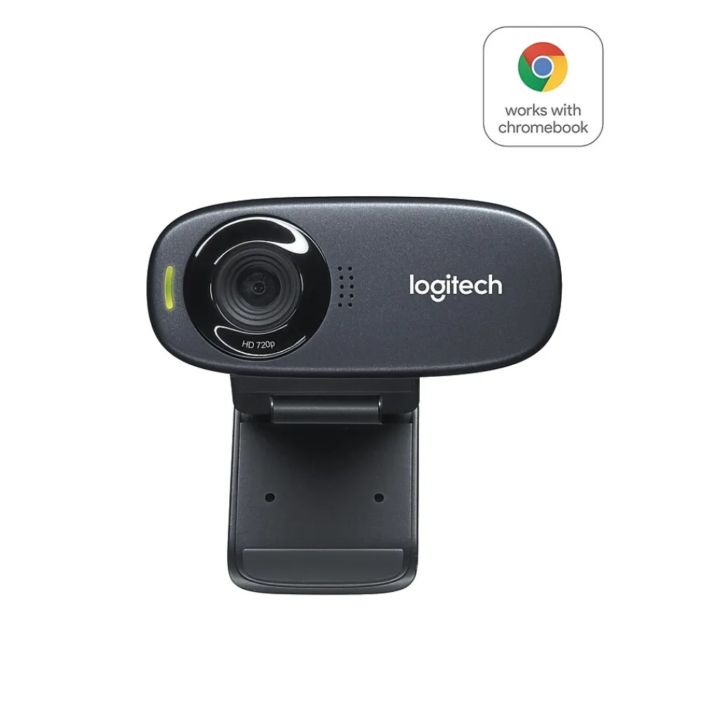 Best Logitech C310 1 MP Universal HD Webcam, Black (960-000585)