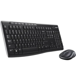 Discount Logitech Combo MK270 Wireless Keyboard & Mouse, Black (920-004536)