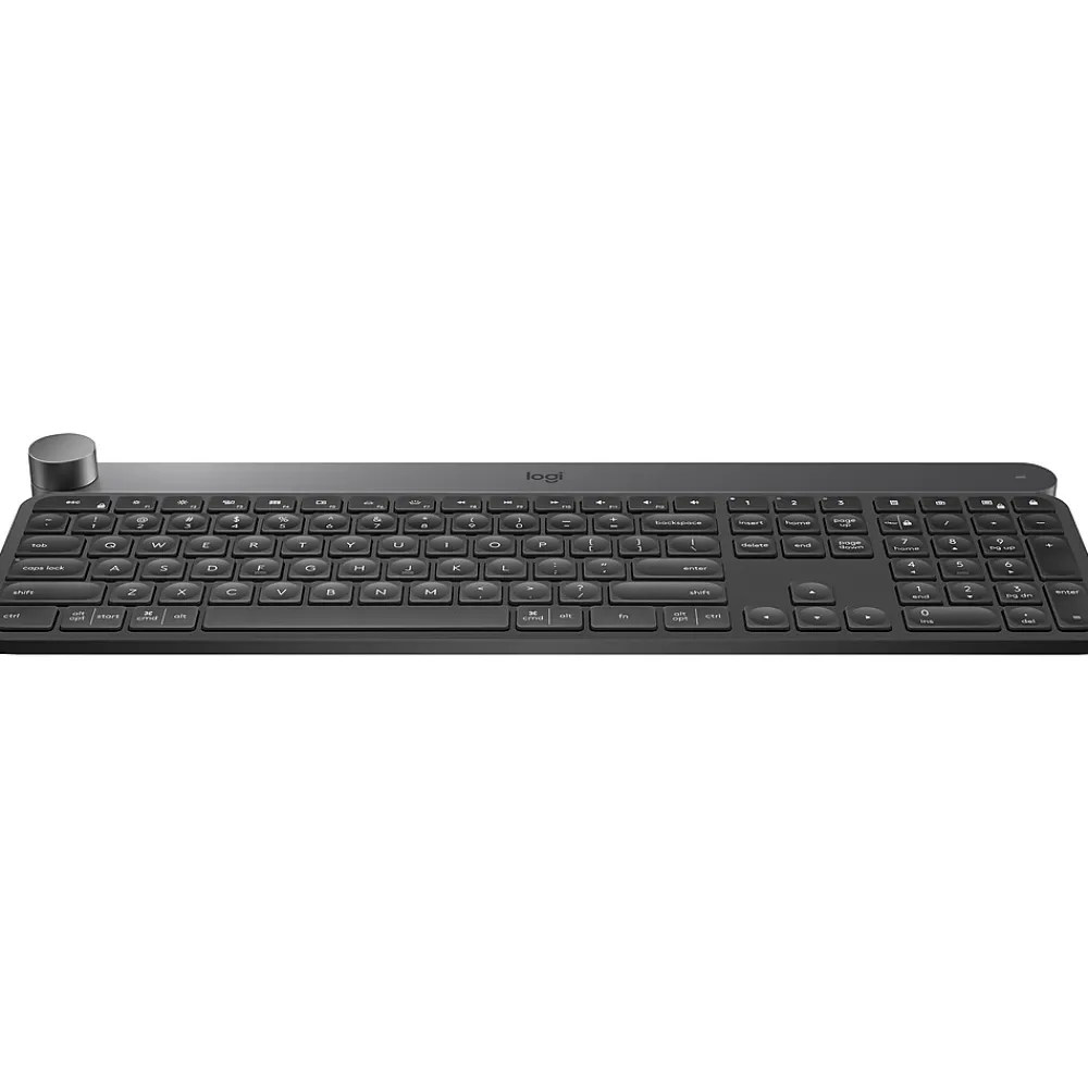 Clearance Logitech Craft Advanced with Creative Input Dial Wireless Keyboard, Gray (920-008484)