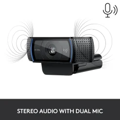 Best Logitech C920S Pro 1080p HD Webcam, Black (960-001257)