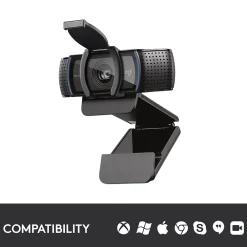 Online Logitech C920S Pro 1080p HD Webcam, Black (960-001257)
