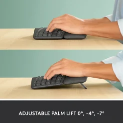 Outlet Logitech ERGO K860 Wireless Keyboard, Graphite (920-009166)