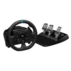 Hot Logitech G G923 TRUEFORCE Sim Racing Wheel and Pedals for PS5, PS4 and PC, Black (941-000147)