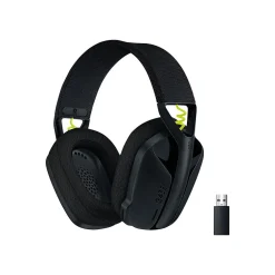 New Logitech G435 LIGHTSPEED Bluetooth Over-the-Ear Gaming Headset, Black (981-001049)
