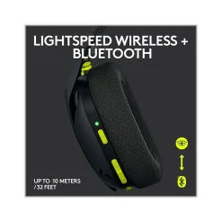 New Logitech G435 LIGHTSPEED Bluetooth Over-the-Ear Gaming Headset, Black (981-001049)