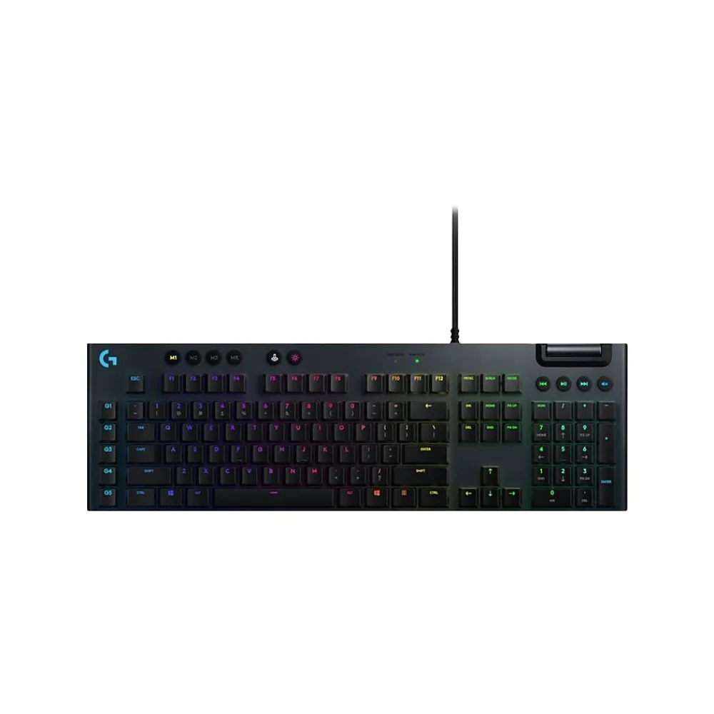 Outlet Logitech G815 LIGHTSYNC GL Linear Gaming RGB Mechanical Keyboard, Black (920-009000)