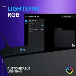 New Logitech G PowerPlay Wireless Charging Gaming Mouse Pad (943-000109)