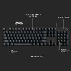 Sale Logitech G413 SE Gaming Mechanical Keyboard, Black (920010433)
