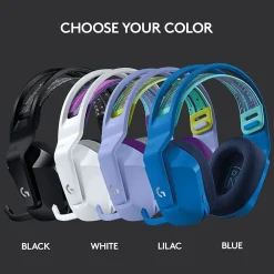 Outlet Logitech G Series G733 Wireless Over-the-Ear Gaming Headset, (981-000882) White