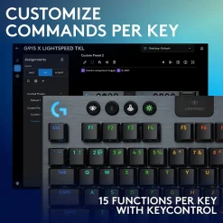 Best Logitech G Series G915 X LIGHTSPEED TKL Wireless Tactile Gaming Keyboard, Black (920-012715)