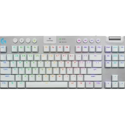 Hot Logitech G Series G915 X LIGHTSPEED TKL Wireless Tactile Gaming Keyboard, White (920-012732)
