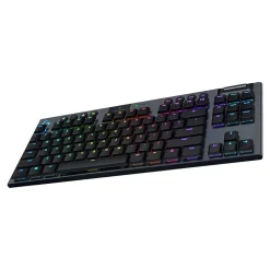 Online Logitech G915 TKL LIGHTSPEED GL Clicky Wireless Gaming RGB Mechanical Keyboard, Black (920-009529)