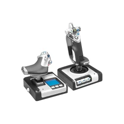 Clearance Logitech G X52 H.O.T.A.S. 945-000025 Throttle and Stick Simulation Controller