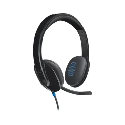 Sale Logitech H540 Computer HD Headset, Over-the-Head, Black (981-000510)