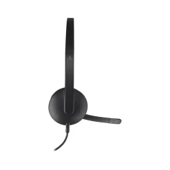 Online Logitech H340 Computer Headset, Over-the-Head, Black (981-000507)