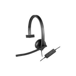 Logitech H570e Mono USB Headset, Wired (98000570)