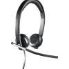 Discount Logitech ® H650e USB Stereo Binaural Headset With Noise Cancelling Microphone
