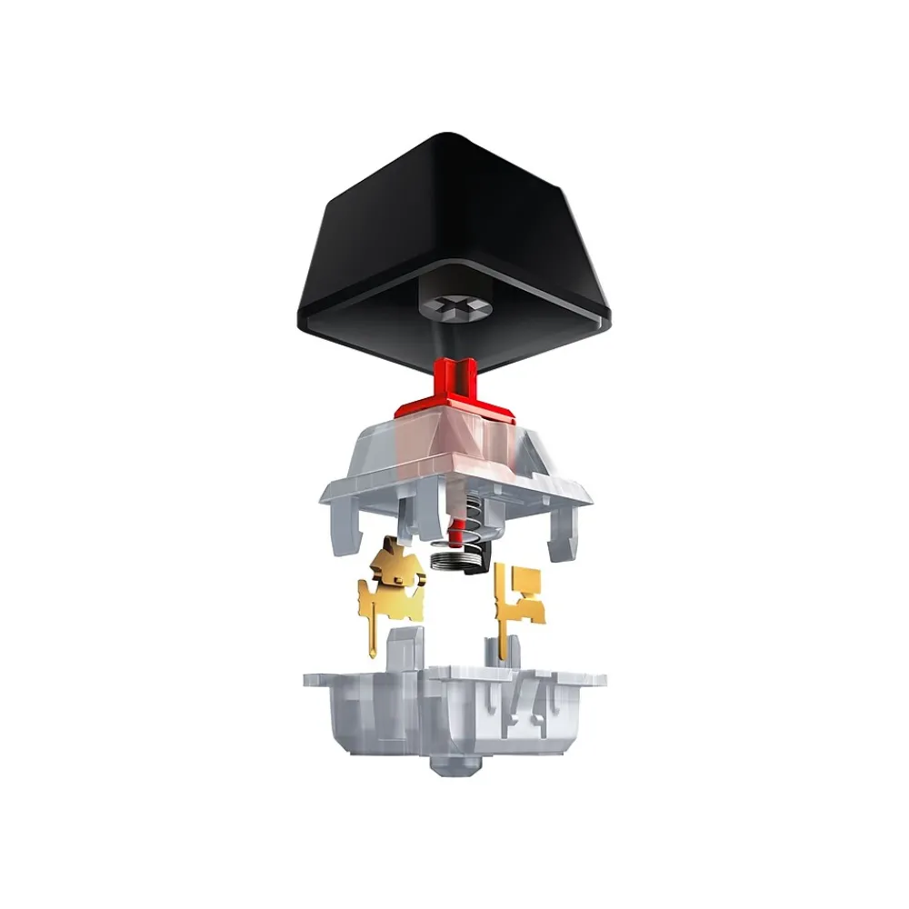 Outlet Logitech K845 Mechanical Illuminated Aluminum Gaming Keyboard, Cherry MX Red Switches, Black (920-009863)