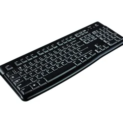 Clearance Logitech K120 USB Keyboard, Black (920-002478)