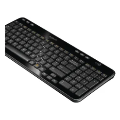 New Logitech K360 Wireless Keyboard, Glossy Black (920-004088)