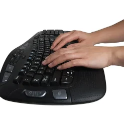 New Logitech K350 Wireless Keyboard, Black (920-001996)