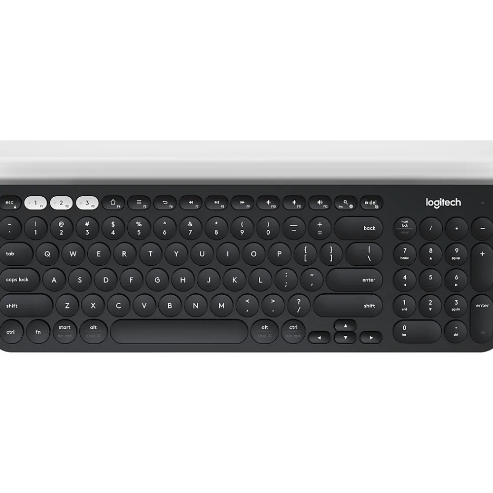 Logitech K780 Wireless Keyboard, Multi-Device, Black (920-008149)