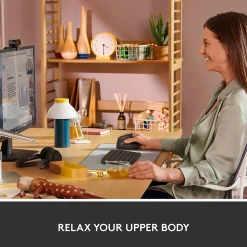 Best Logitech Lift Vertical Wireless Ergonomic Vertical Optical Bluetooth & USB Mouse, (910-006466) Graphite