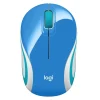 Sale Logitech M187 Advanced Wireless Optical USB Mouse, Palace Blue (910-005360)