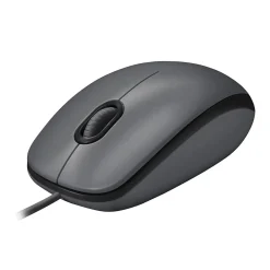 Discount Logitech M100 Ambidextrous Optical USB Mouse, Black (910-001601)
