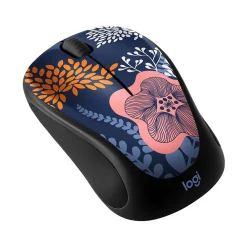 Online Logitech M317 Design Collection Limited Edition Wireless Ambidextrous Optical USB Mouse (910-006552) Forest Floral