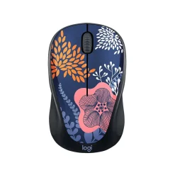 Online Logitech M317 Design Collection Limited Edition Wireless Ambidextrous Optical USB Mouse (910-006552) Forest Floral