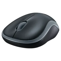 Discount Logitech M185 Wireless Ambidextrous Optical USB Mouse, Swift Grey (910-002225)