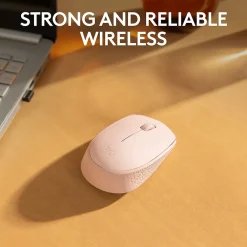 Discount Logitech M170 Wireless Ambidextrous Optical Mouse, Rose (910-006862)