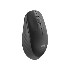 New Logitech M190 Wireless Optical USB Mouse, USB, Black/Gray (910-005901)