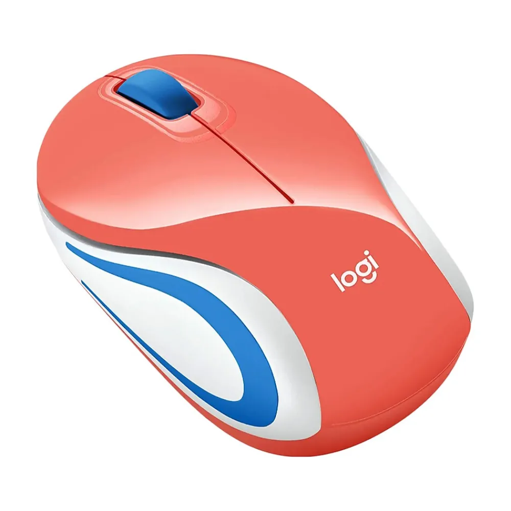 New Logitech M187 Wireless Optical USB Mouse with 14" Laptop Sleeve, Blue Sunset (910-005737)