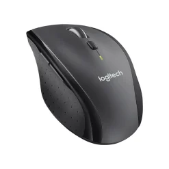Sale Logitech Marathon M705 Wireless Ergonomic Optical USB Mouse, Charcoal (910-001935)