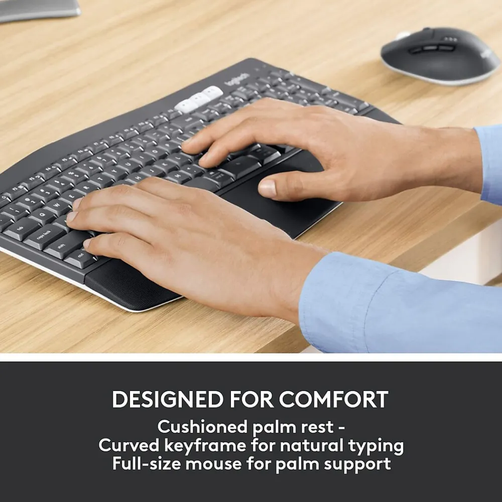 Outlet Logitech MK850 Performance Wireless Keyboard and Mouse Combo, Black (920-008219)