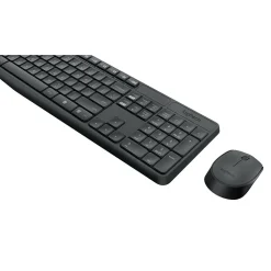 Hot Logitech MK235 Wireless Keyboard and Optical Mouse Combo, Black (920-007897)