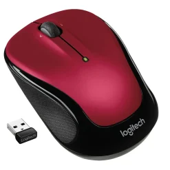 Discount Logitech M325S Wireless Ambidextrous Optical USB Mouse, (910-006830) Red